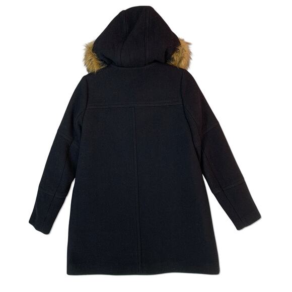 J. Crew Women Chateau Parka In Italian Stadium Cloth 2 Black Nello Gori Coat - Picture 11 of 12